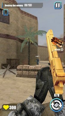 Shooting Terrorist Strike: Free FPS Shooting Game [ВЗЛОМ на алмазы/нет рекламы] 1.0.5 скриншот 1