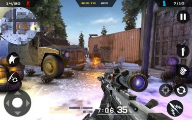 Скачать Winter Mountain Sniper [ВЗЛОМ: Много денег] v 1.2.2 для Андроид