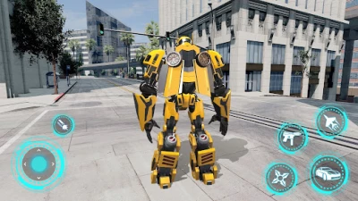 Robot War: Car Transform Game screen 3