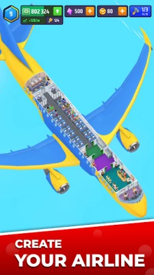 Idle Airplane Inc. Tycoon screen 1