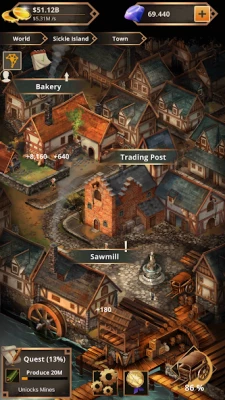 Idle Medieval Merchant Tycoon взлом screen