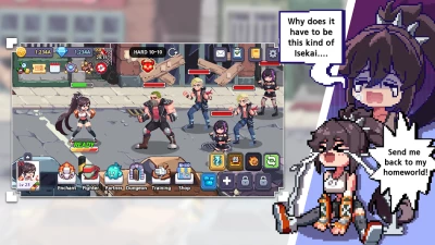 Isekai Fighting Girls:Idle RPG screen 1