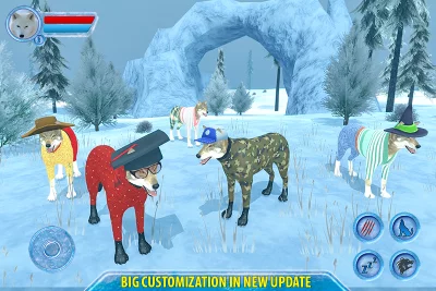 арктический волк сим 3d screenshot №4