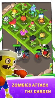 Merge Plants 3D-Garden Defense screenshot №3