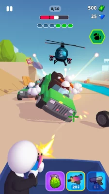 Rage Road - Car Shooting Game screenshot №2